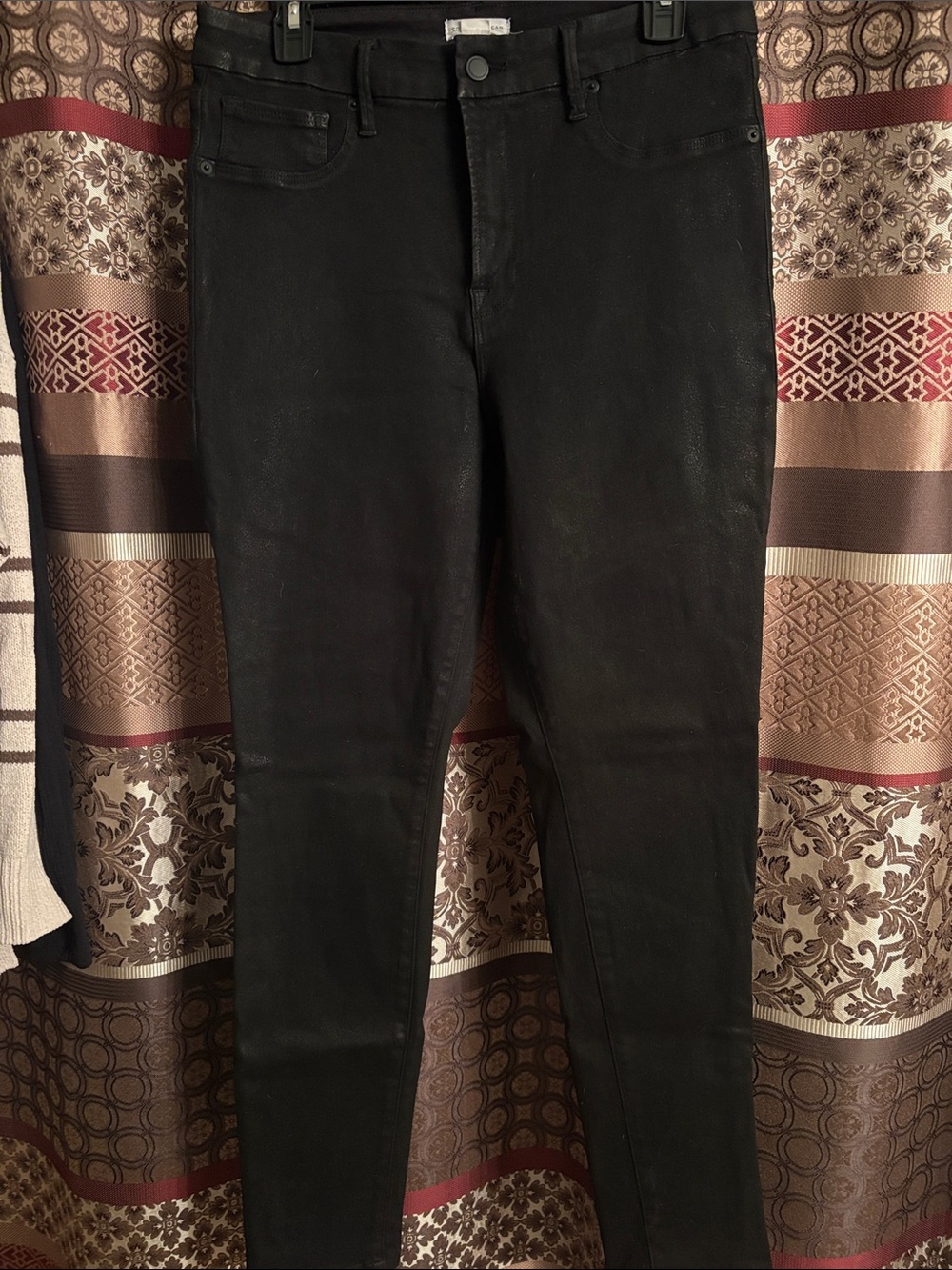 Good American coated Black Good Legs jeans